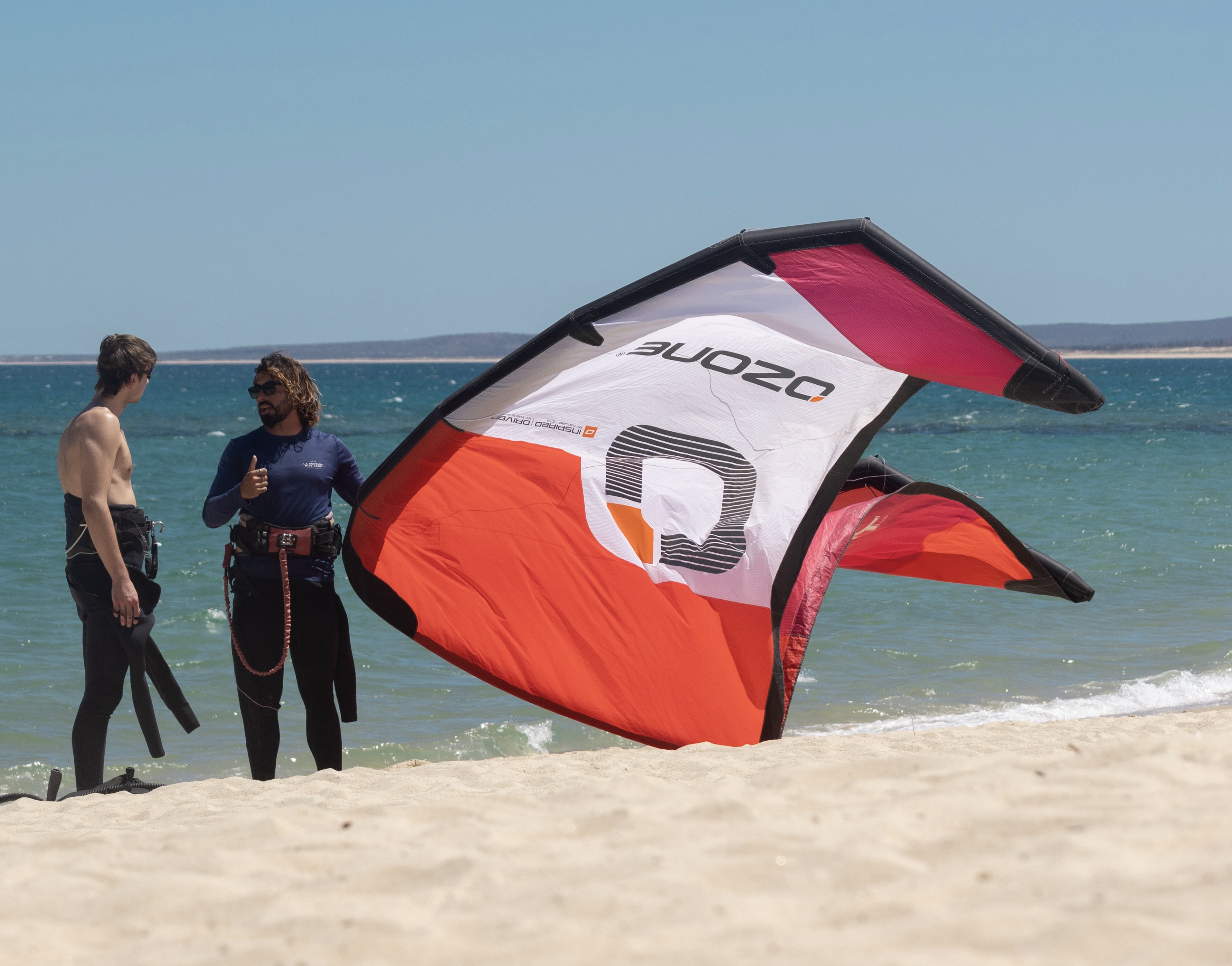 Personalized kite coaching on the beach