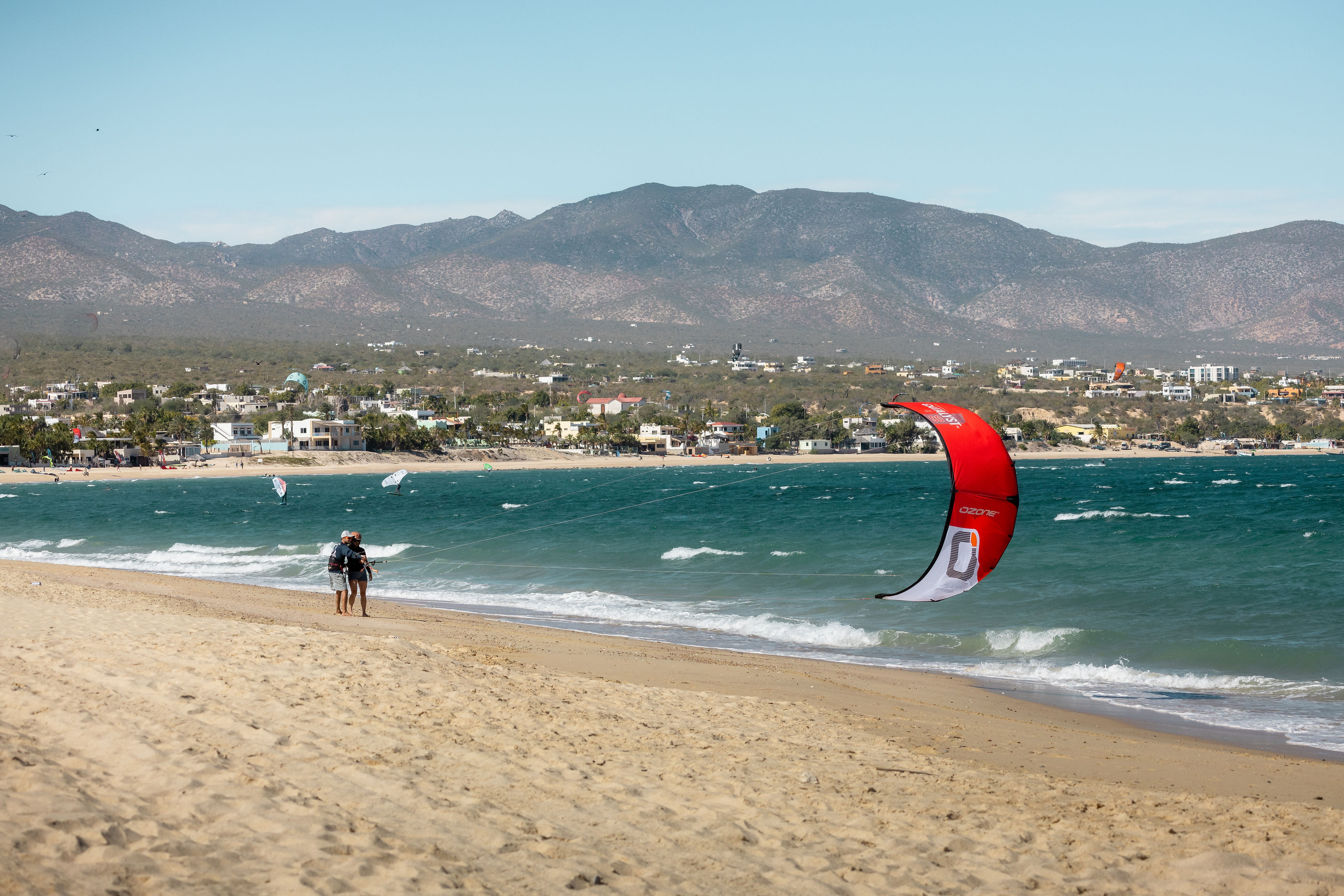 Private kiteboarding lesson in La Ventana