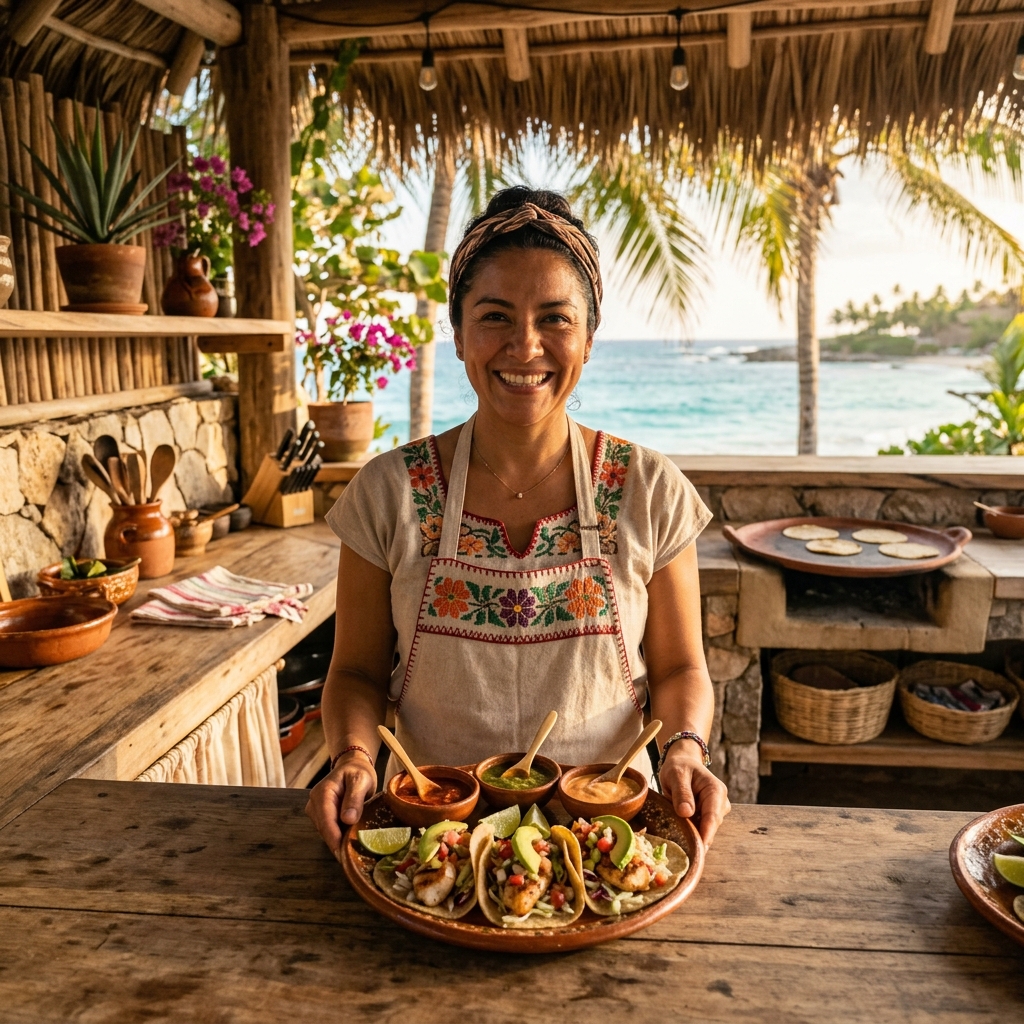 Chef-prepared meals at Villa Brisa