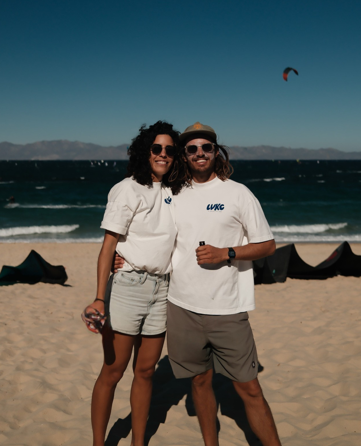 Alina and Louis at the beach