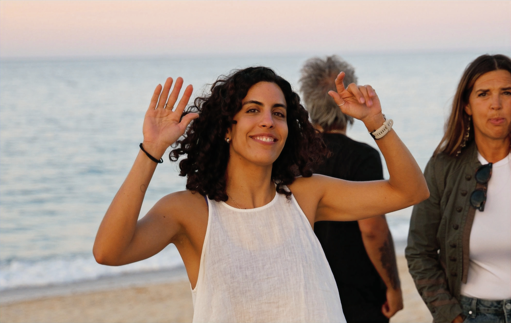 Alina Breceda portrait at the beach