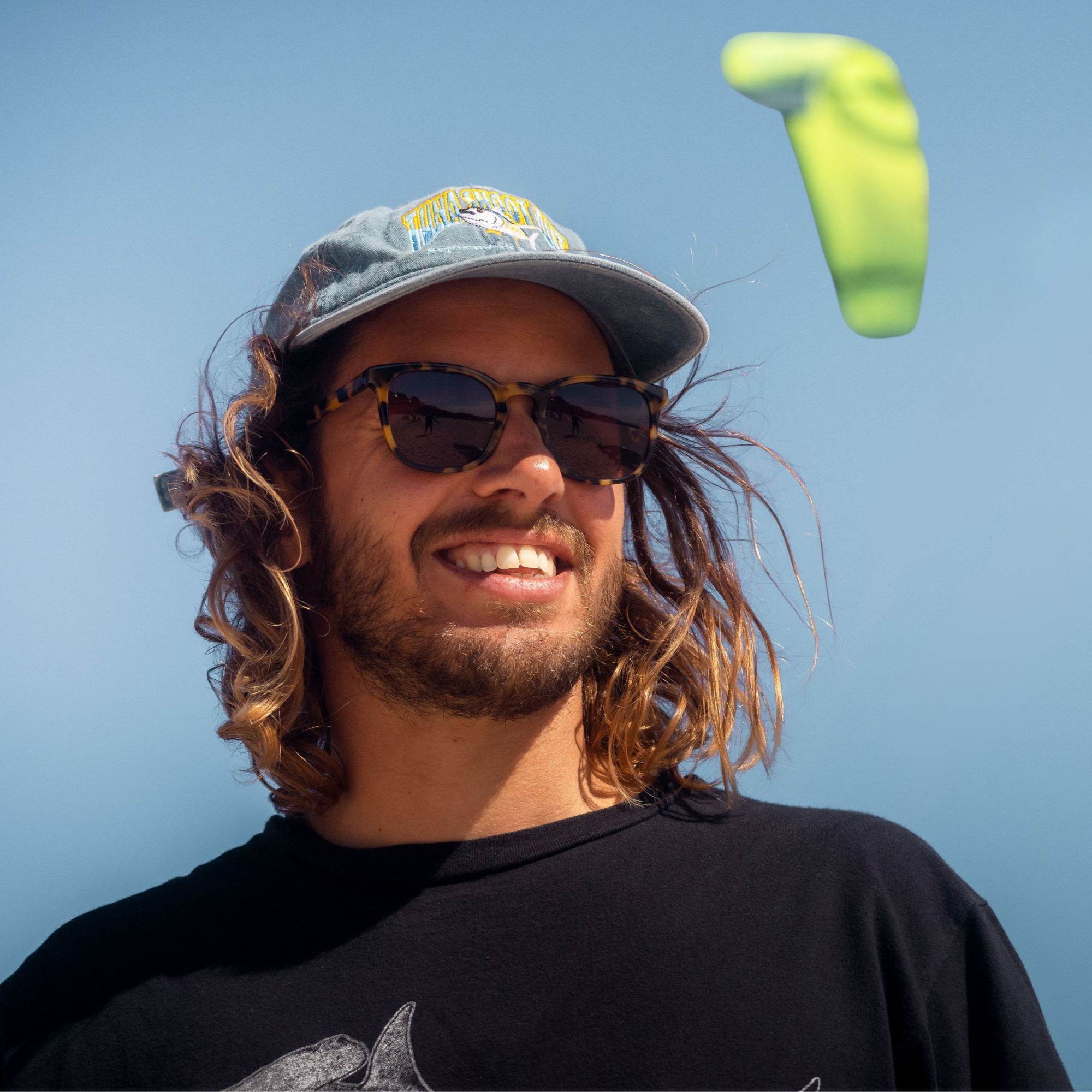 Louis kiting in La Ventana
