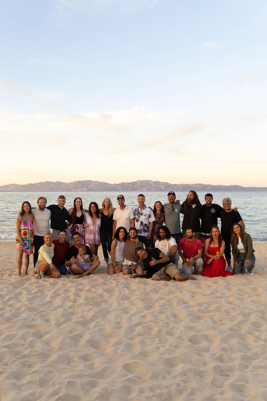 Kiteboarding community in Baja